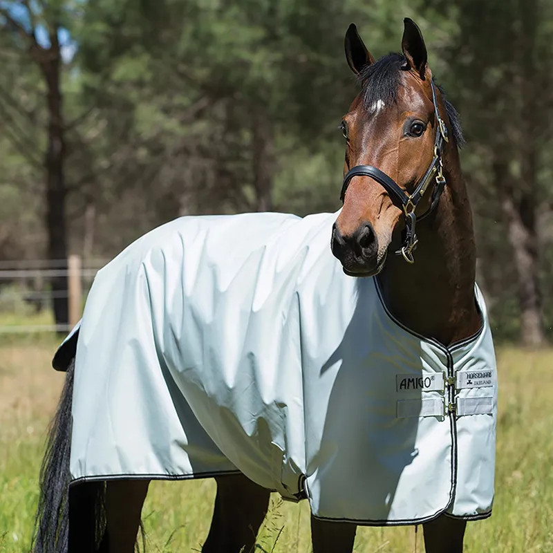 Horseware Amigo Hero 6 50g Lightweight Turnout - Silver/Black/Silver